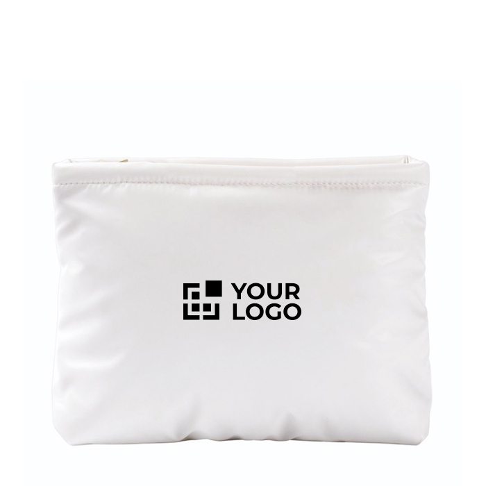 Trousse rectangulaire en polyester matelassé et doux 120 g/m2