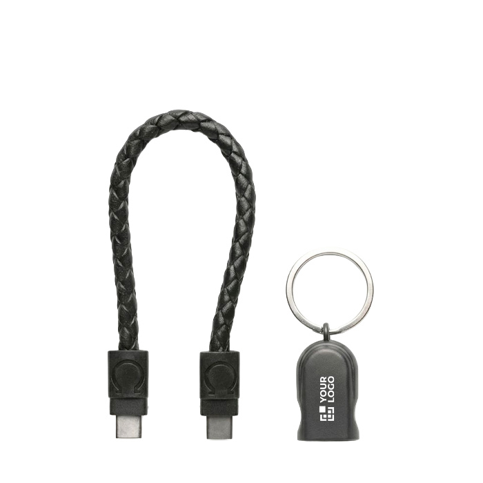 Câble porte-clés de charge rapide avec entrée type C, USB-C