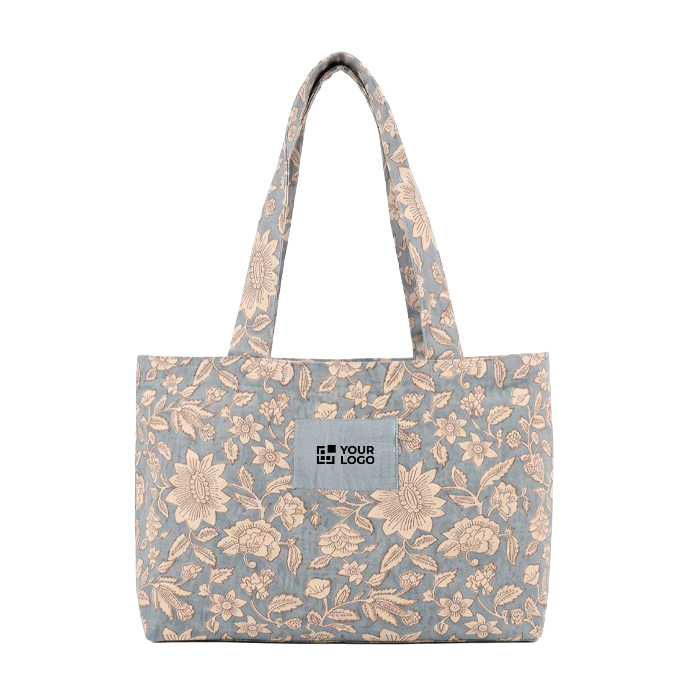 Sac en coton et polyester avec imprimé premium 220 g/m²