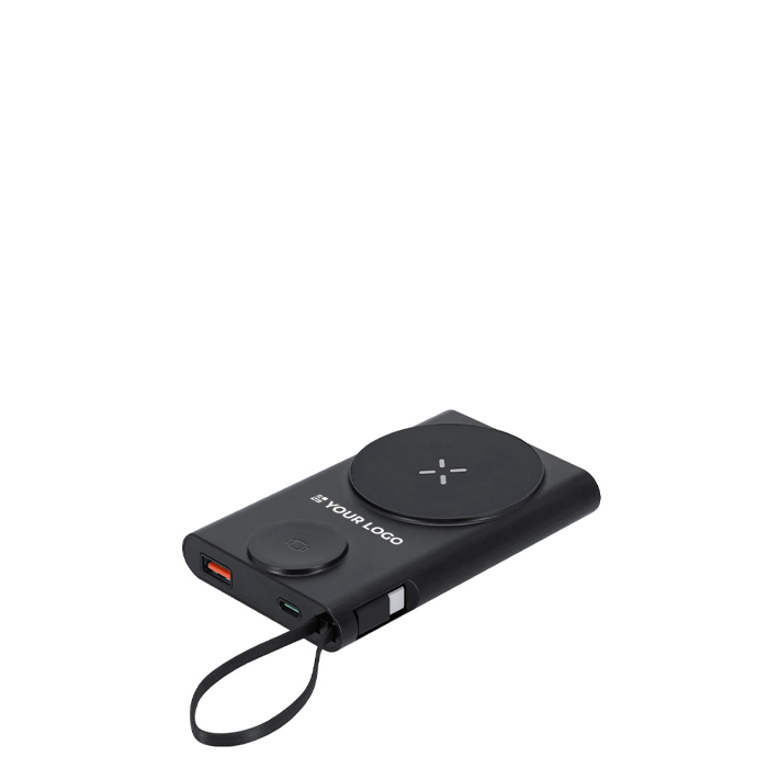 Batterie externe magnétique avec charge sans fil 10 000 mAh