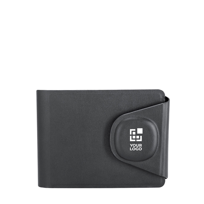 Porte-cartes portefeuille en similicuir avec localisateur intelligent