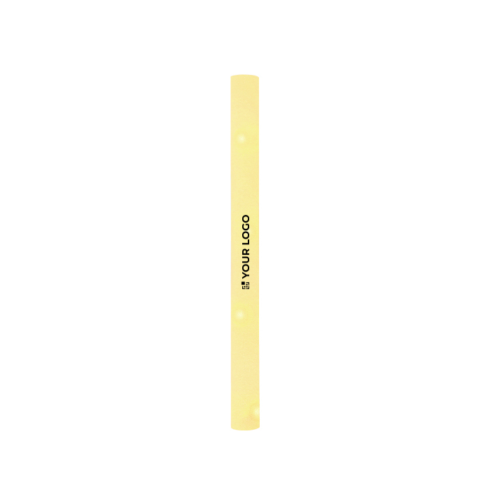 Barre en mousse avec lumières fixes et clignotantes et piles bouton