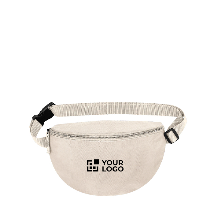 Sac banane en nylon avec sangle réglable et fermeture à clip 135 g/m²