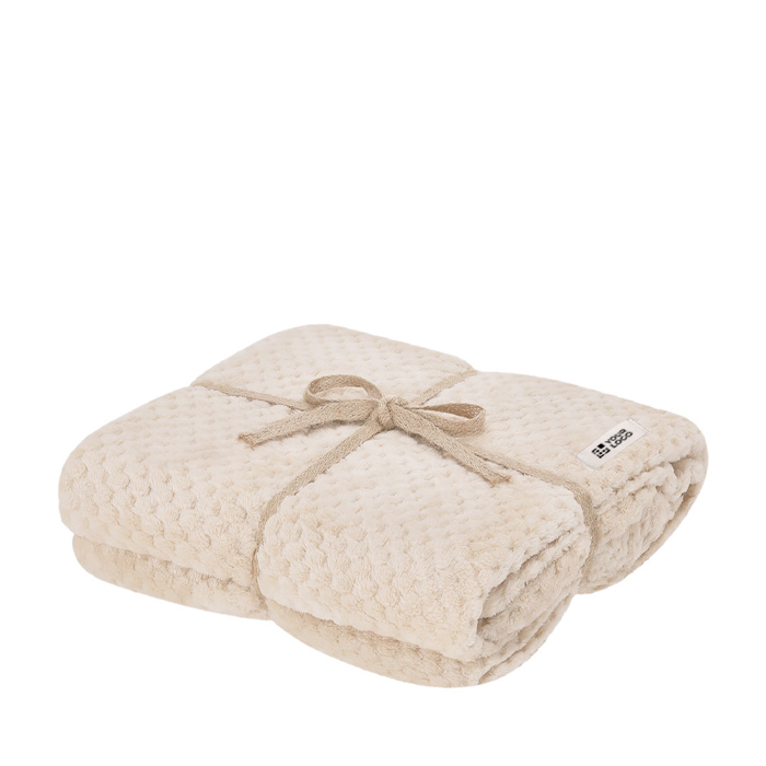 Plaid en polyester à motif losanges pour canapé 240 g/m²