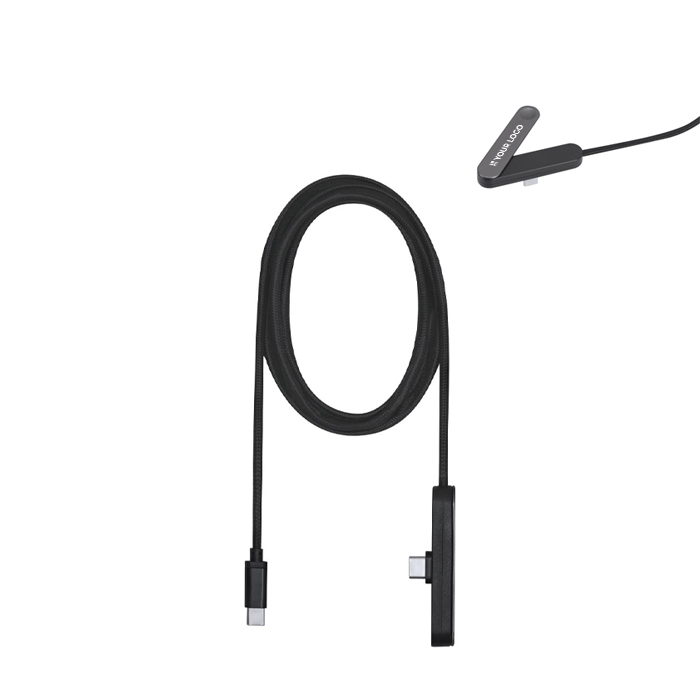 Câble de charge USB-C en plastique recyclé support pour téléphone 60W