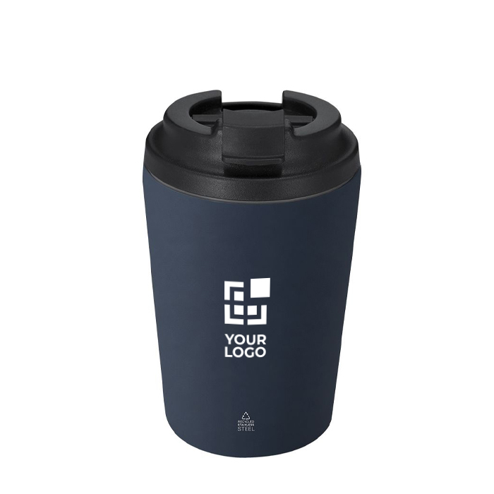 Gobelet isotherme en acier inoxydable recyclé hermétique 350 ml