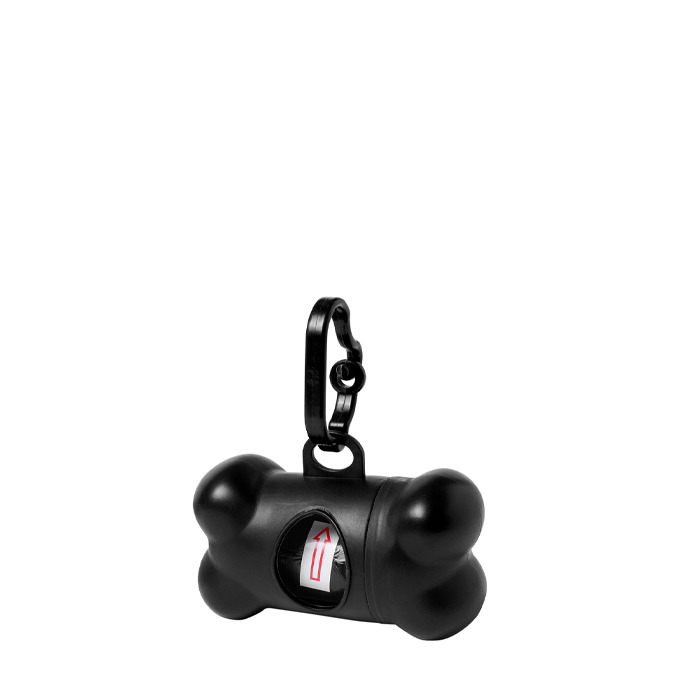Distributeur de 15 sacs pour animaux en forme d’os