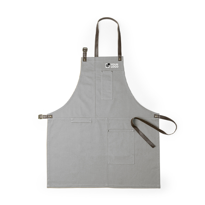 Tablier en toile de coton avec plusieurs poches 340 g/m²