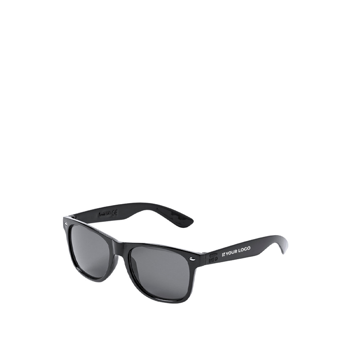 Lunettes de soleil en RPET avec verres noirs protection UV400