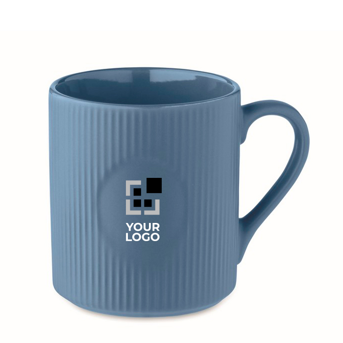 Tasse en céramique mate avec finition en relief 340ml