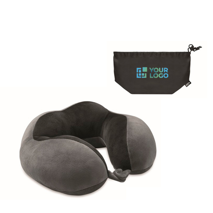 Oreiller de voyage en mousse conçu pour soutenir le cou
