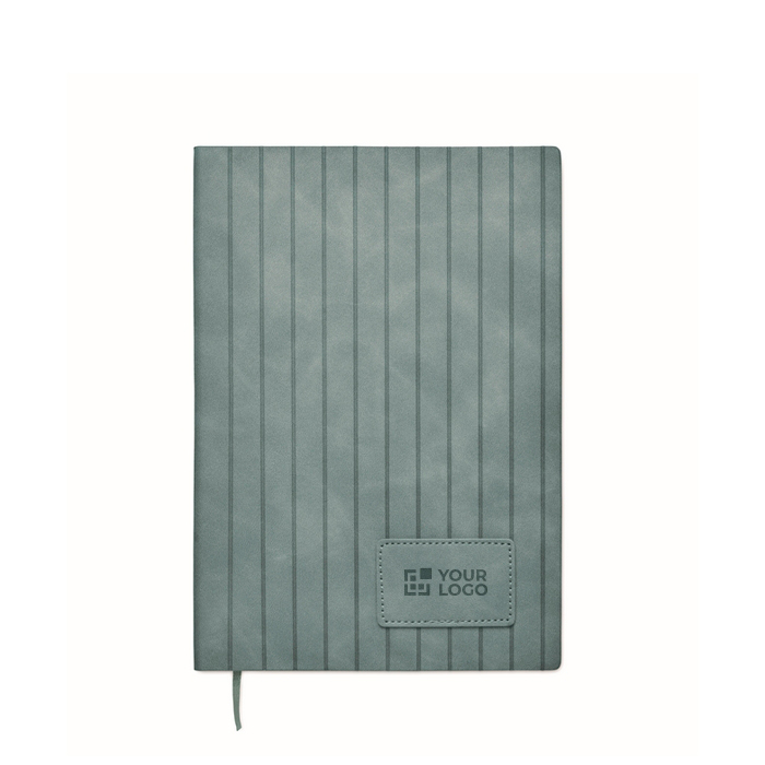Carnet A5 à couverture souple cuir synthétique, pages lignées