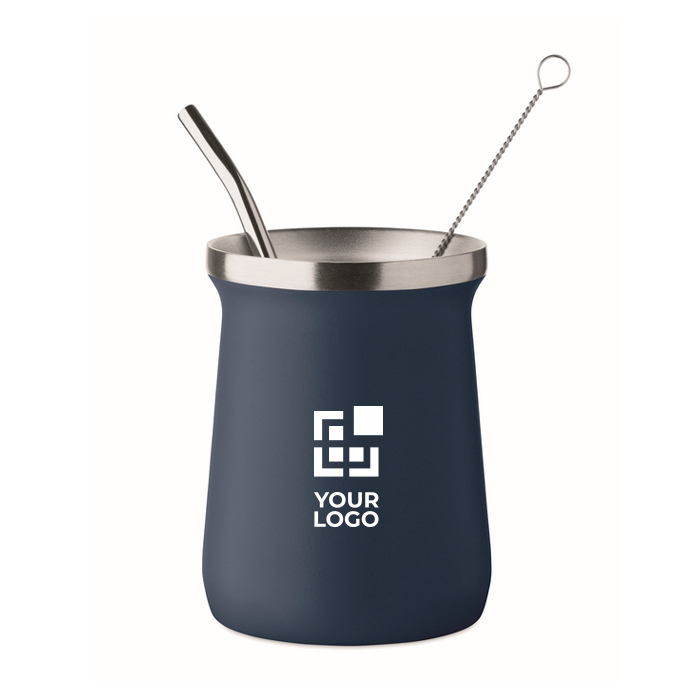 Verre en acier inoxydable spécial pour yerba mate 240 ml