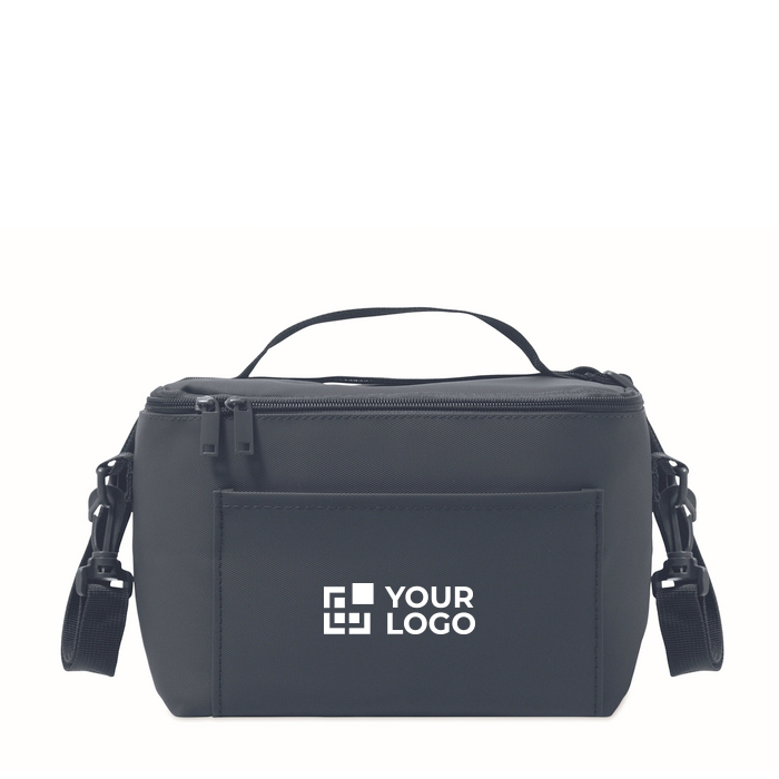 Sac isotherme en PU avec polyester recyclé, poche et bandoulière 5,5 L