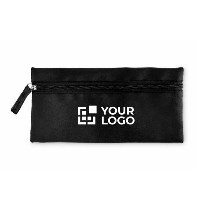 Trousse zippée en polyester RPET 300D