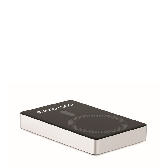 Batterie externe en aluminium recyclé avec indicateur 10 000 mAh