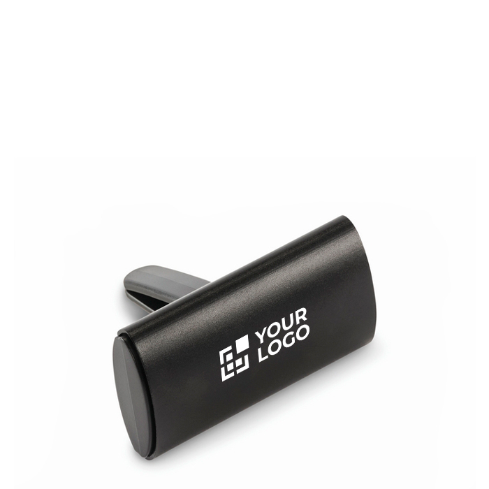 Étui pour désodorisant de voiture avec couvercle en aluminium et clip