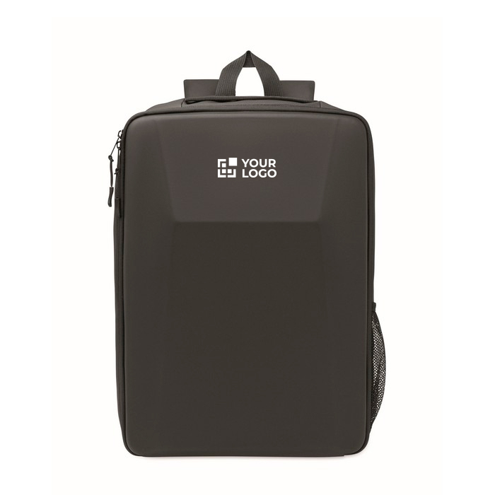 Sac à dos pour ordinateur en RPET 600D avec face avant rigide 15''