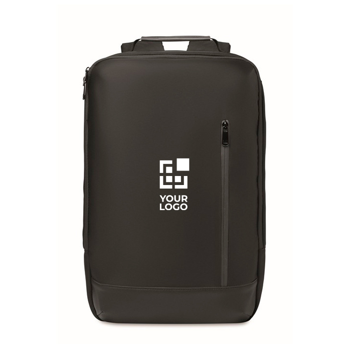 Sac à dos pour PC avec détails en PU et sangle pour trolley 15''