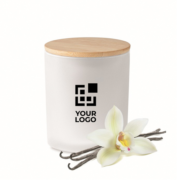 Bougies parfumées aux plantes et couvercle