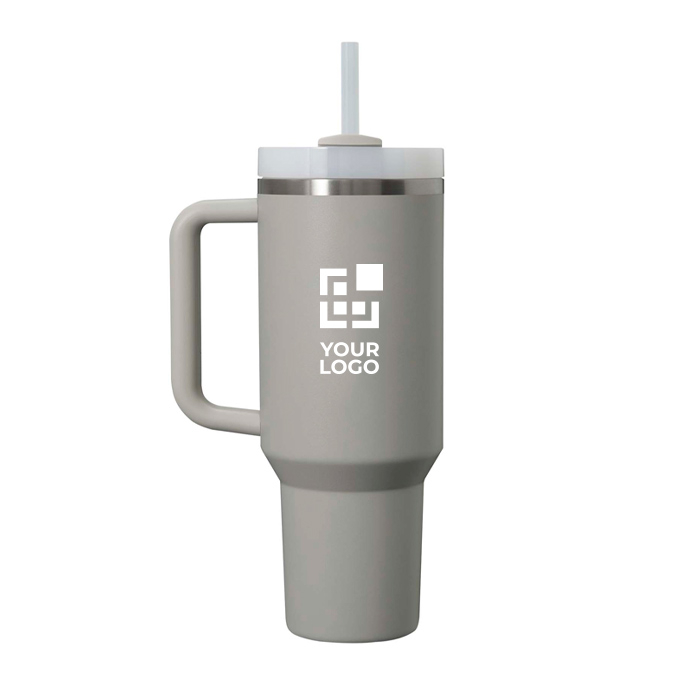 Gobelet isotherme 890 ml avec couvercle rotatif et paille Stanley