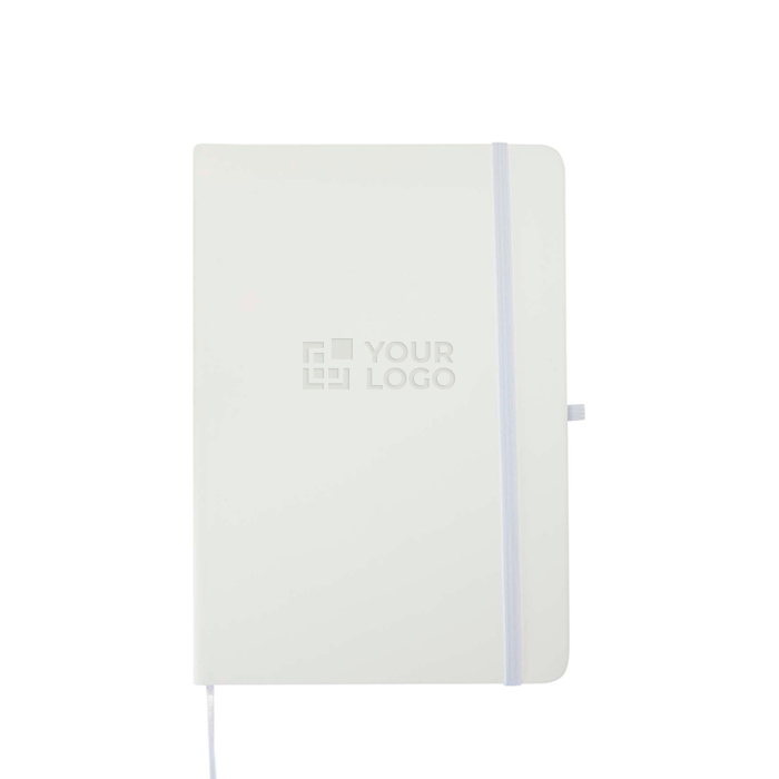 Carnet A5 rigide cuir synthétique avec pages lignées