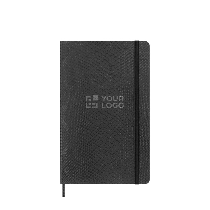 Carnet XL vegan effet python Moleskine Vegea Boa, pages lignées