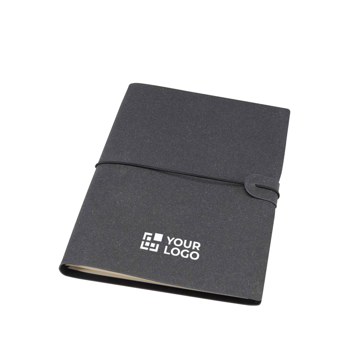 Carnet rechargeable avec couverture recyclée et 2 cahiers A5