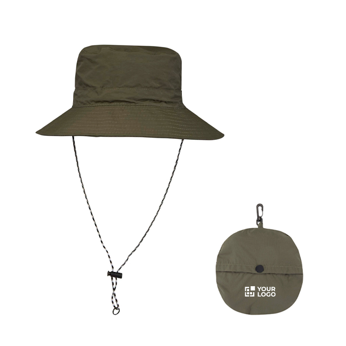 Chapeau de type bob en nylon au design pliable 100 g/m²