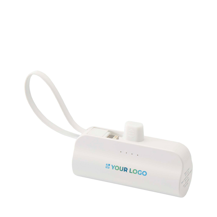 Batterie externe 2-en-1 en plastique recyclé avec support pliable
