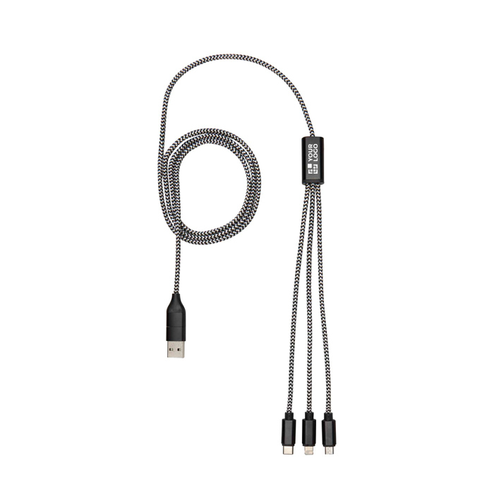 Câble de charge et synchronisation 5-en-1 à plusieurs connecteurs