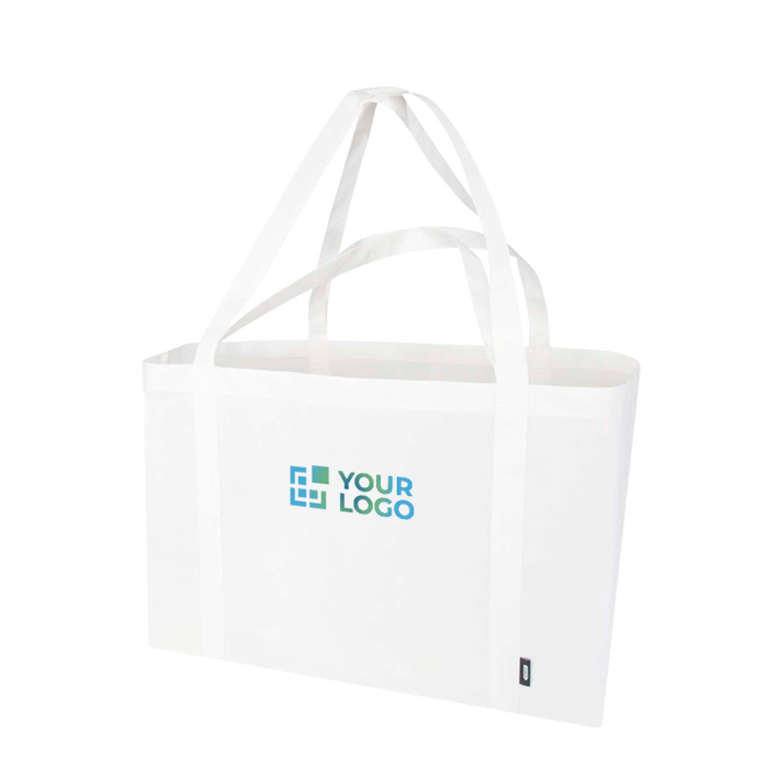 Grand sac cabas en polyester recyclé avec anses 65L