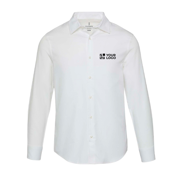 Chemise homme en sergé de coton à manches longues 185 g/m² Elevate