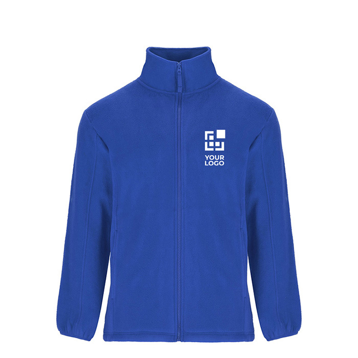 Veste polaire personnalisable en polyester pour enfants 300 g/m² Roly avec zone d'impression