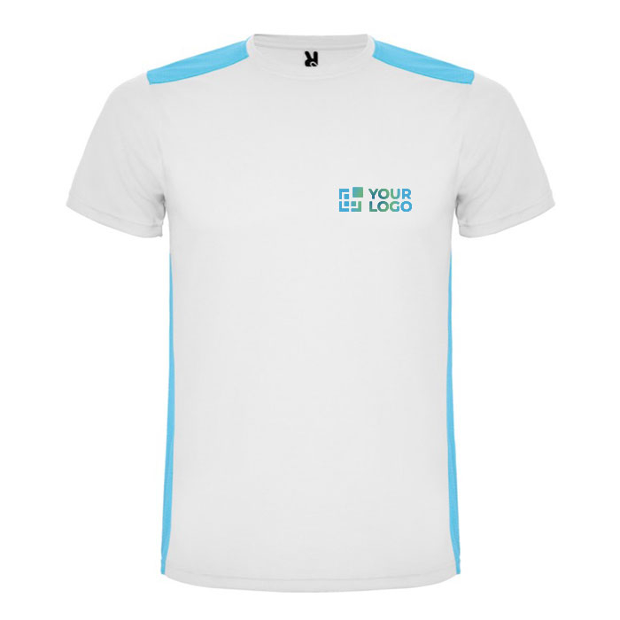 T-shirt de sport unisexe polyester manches courtes 130 g/m² Roly