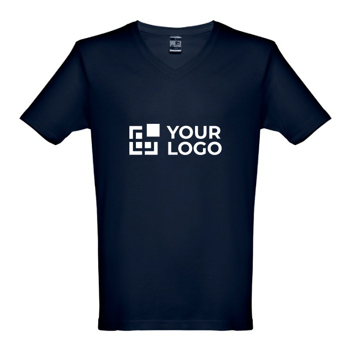Flocage sur t-shirt pour entreprise avec zone d'impression