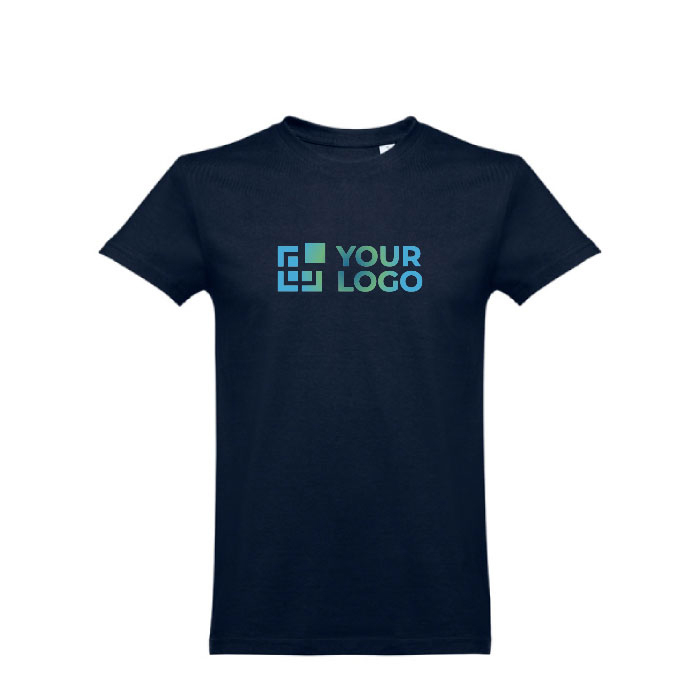T-shirt promotionnel pour enfants en coton 190 g/m² THC Ankara Kids WH avec zone d'impression