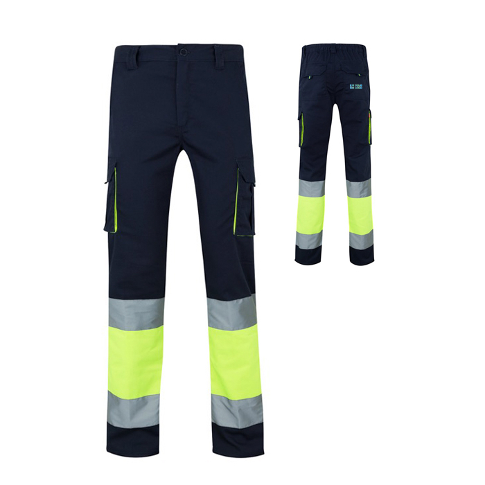 Pantalon de travail grande taille multipoches 240 g/m²