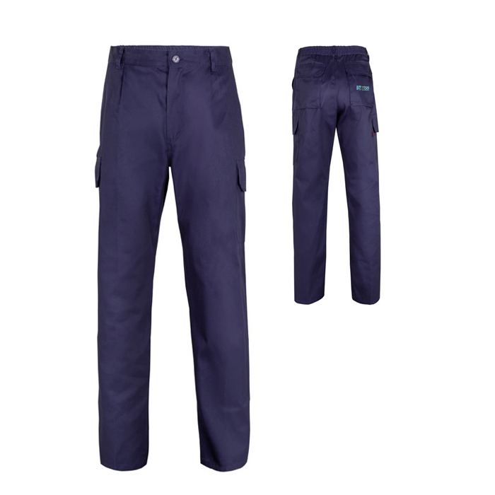 Pantalon multi-poches unisexe en coton et polyester 200 g/m² Velilla
