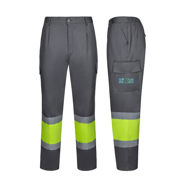 Pantalon de travail unisexe en polyester et coton 190 g/m²