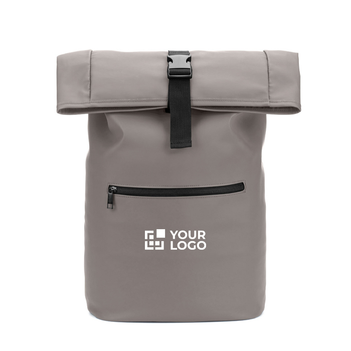 Sac à dos roll-top pour ordinateur en cuir synthétique 15 L 16"