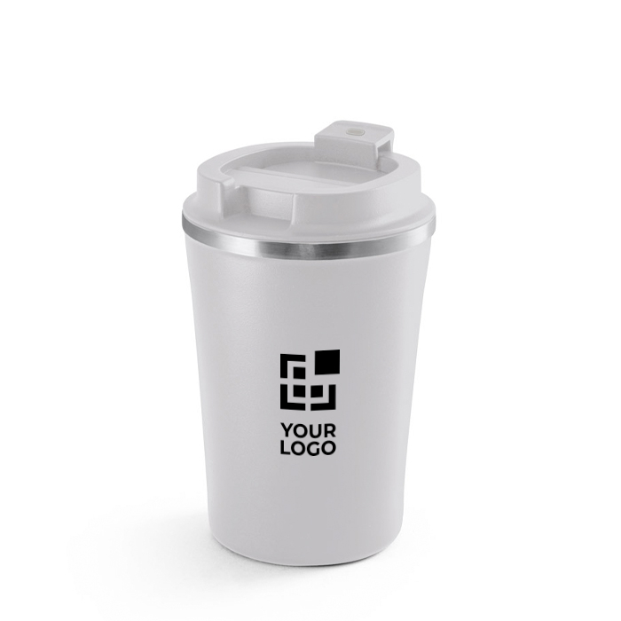 Mug de voyage en acier inoxydable avec intérieur en céramique 470ml