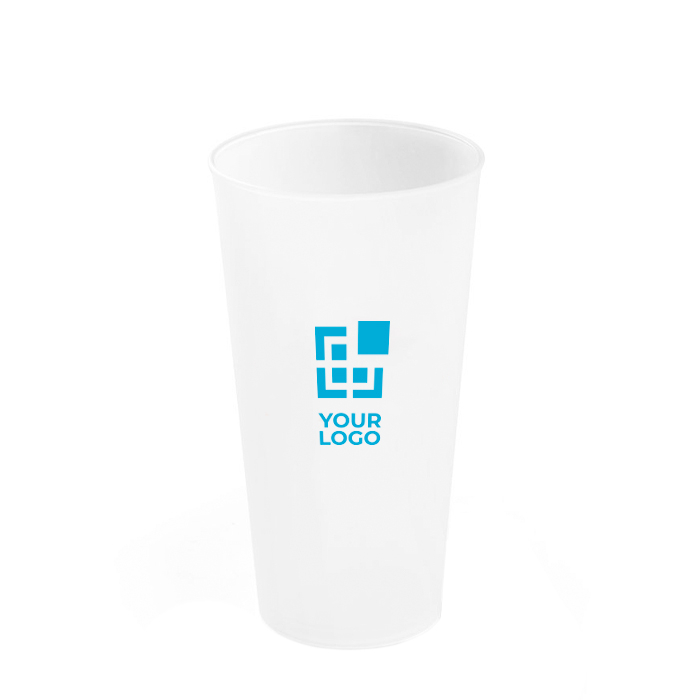 Gobelet en plastique fabriqué en Europe, paroi simple 620 ml
