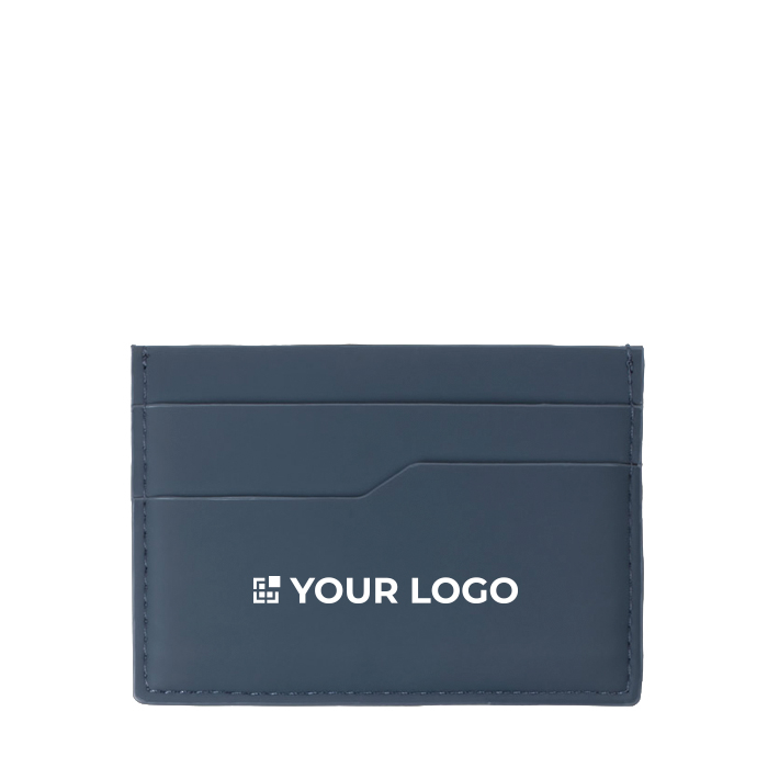 Porte-cartes avec blocage RFID et finition en similicuir pour 5 cartes