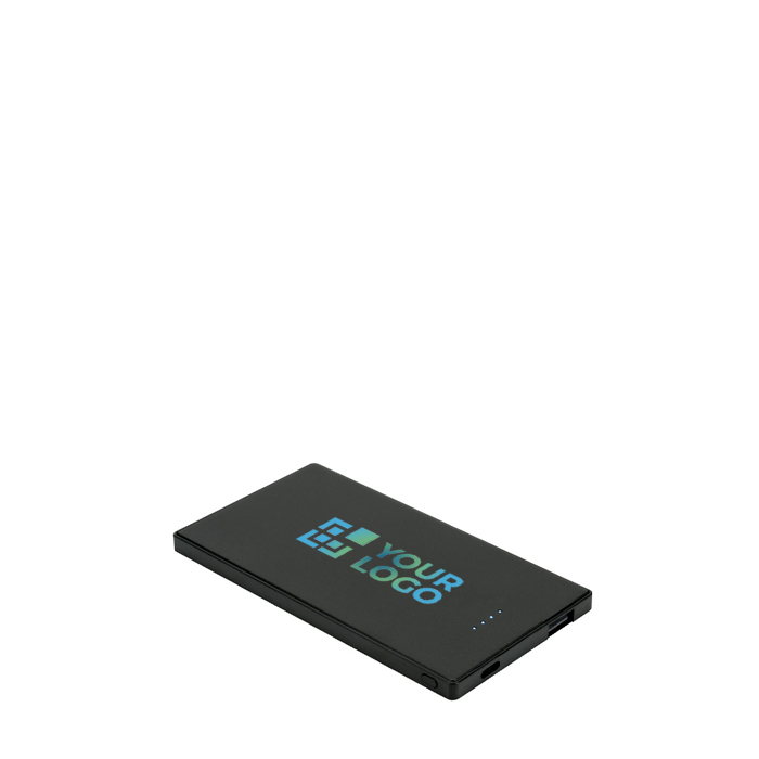 Batterie externe fine et résistante en acier inoxydable 5 000 mAh