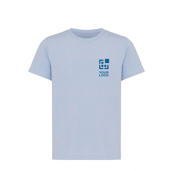 T-shirt enfant coton recyclé, casual fit, 160 g/m², Iqoniq avec zone d'impression
