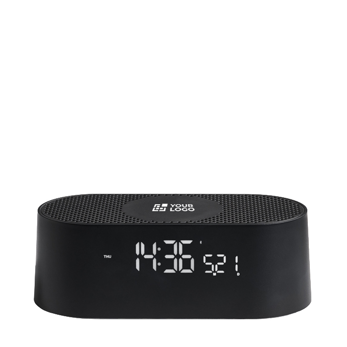 Enceinte Bluetooth 4 en 1 avec charge sans fil, horloge et lampe 10 W