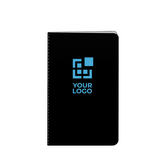 Carnet en carton coloré avec dos cousu A6 feuilles lisses avec zone d'impression