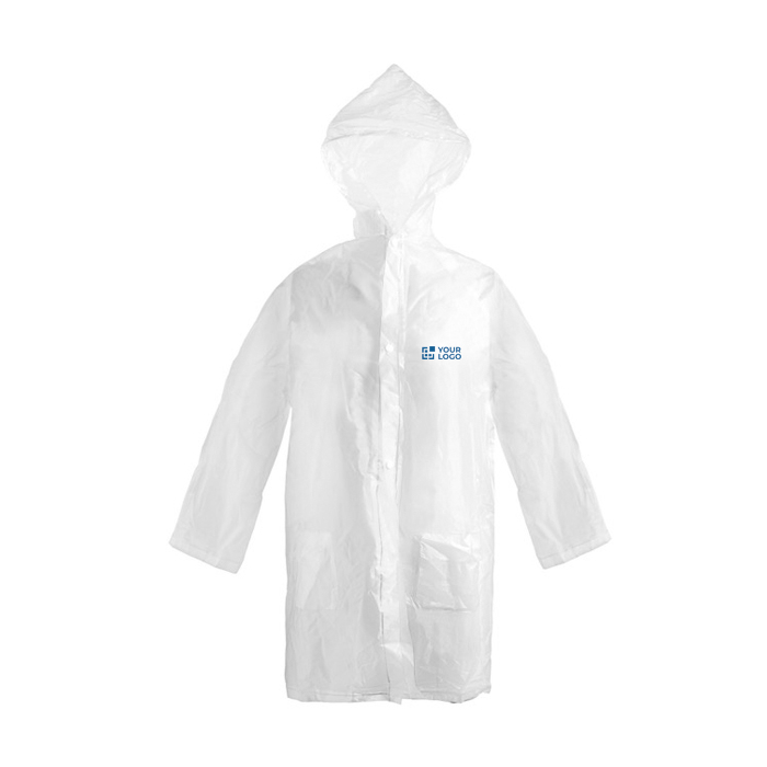 Imperméable transparent pour enfants avec housse et capuche incluses