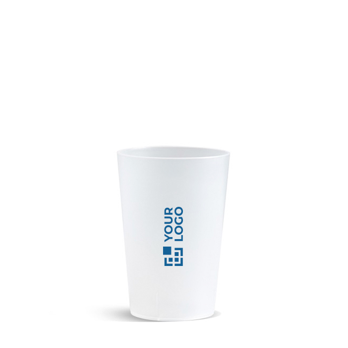 Gobelet réutilisable en plastique fabriqué en Europe, 200 ml